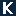 white K favicon