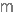 lowercase m favicon