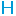 Blue H favicon